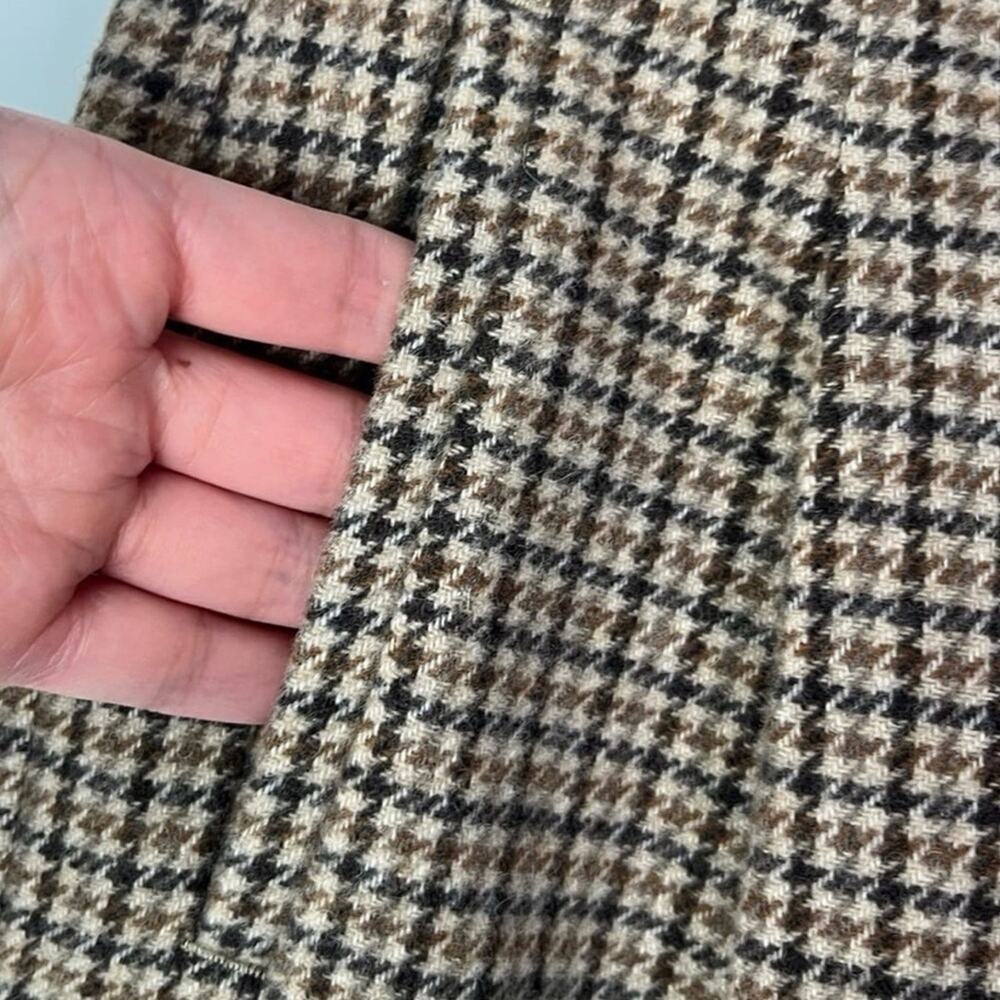 New Everlane The Draper High Rise Wide Leg Wool Houndstooth Pants - Picture 9 of 12